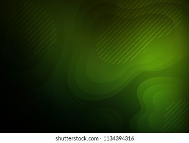 Light Green vector background with straight lines. Lines on blurred abstract background with gradient. Smart design for your business advert.