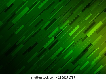 Light Green vector background with straight lines. Modern geometrical abstract illustration with staves. The pattern can be used for busines ad, booklets, leaflets