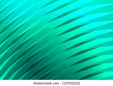 Light Green vector background with straight lines. Decorative shining illustration with lines on abstract template. The pattern can be used for busines ad, booklets, leaflets