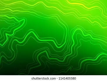 Light Green vector background with straight lines. Modern geometrical abstract illustration with staves. The template can be used as a background.