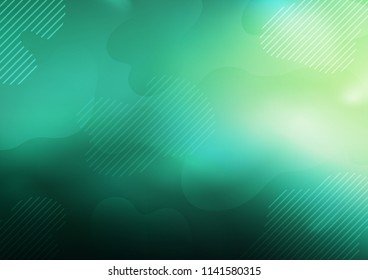 Light Green vector background with straight lines. Blurred decorative design in simple style with lines. The pattern can be used for busines ad, booklets, leaflets