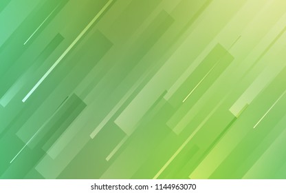 Light Green vector background with straight lines. Blurred decorative design in simple style with lines. Best design for your ad, poster, banner.