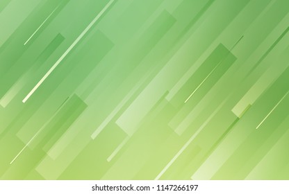 Light Green vector background with straight lines. Decorative shining illustration with lines on abstract template. Template for your beautiful backgrounds.