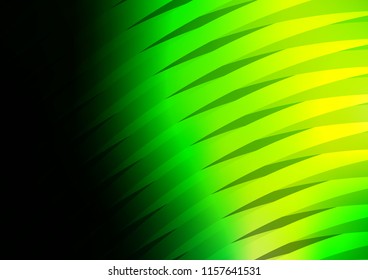 Light Green vector background with straight lines. Glitter abstract illustration with colored sticks. Best design for your ad, poster, banner.