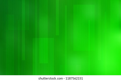 Light Green vector background with straight lines. Shining colored illustration with sharp stripes. Pattern for your busines websites.