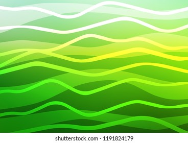 Light Green vector background with straight lines. Blurred decorative design in simple style with lines. Smart design for your business advert.