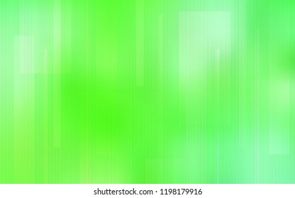 Light Green vector background with straight lines. Shining colored illustration with sharp stripes. Best design for your ad, poster, banner.