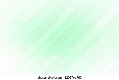 Light Green vector background with straight lines. Glitter abstract illustration with colored sticks. Pattern for ads, posters, banners.