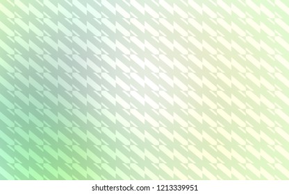 Light Green vector background with straight lines. Colorful shining illustration with lines on abstract template. Smart design for your business advert.