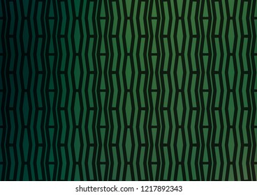 Light Green vector background with straight lines. Blurred decorative design in simple style with lines. Smart design for your business advert.