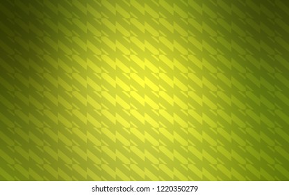 Light Green vector background with straight lines. Colorful shining illustration with lines on abstract template. Pattern for ad, booklets, leaflets.