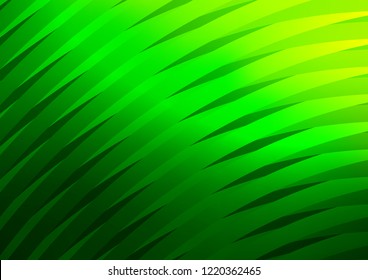 Light Green vector background with straight lines. Modern geometrical abstract illustration with staves. Best design for your ad, poster, banner.