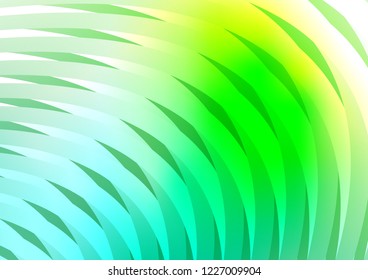 Light Green vector background with straight lines. Decorative shining illustration with lines on abstract template. The pattern can be used for websites.