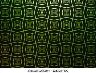 Light Green vector background with straight lines. Shining illustration with lines on abstract template. Pattern for ads, posters, banners.