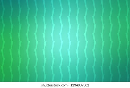 Light Green vector background with straight lines. Shining colored illustration with sharp stripes. Template for your beautiful backgrounds.