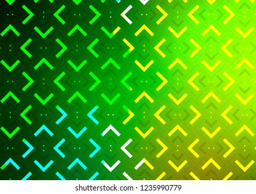 Light Green vector background with straight lines. Blurred decorative design in simple style with lines. The template can be used as a background.