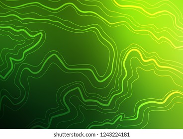 Light Green vector background with straight lines. Lines on blurred abstract background with gradient. The pattern can be used as ads, poster, banner for commercial.