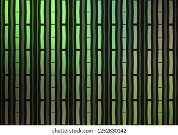 Light Green vector background with straight lines. Shining colored illustration with narrow lines. Best design for your ad, poster, banner.