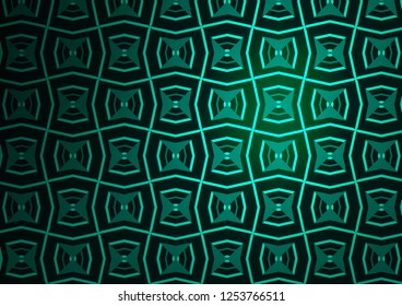 Light Green vector background with straight lines. Shining illustration with lines on abstract template. Pattern for websites, landing pages.