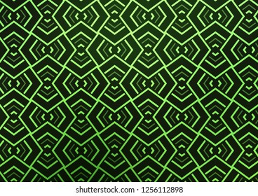 Light Green vector background with straight lines. Shining colored illustration with narrow lines. Pattern for websites, landing pages.