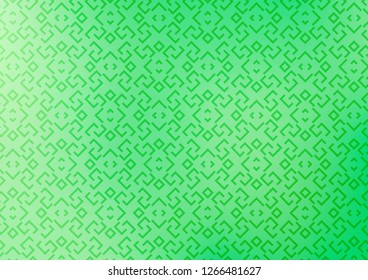 Light Green vector background with straight lines. Modern geometrical abstract illustration with staves. Pattern for business booklets, leaflets.