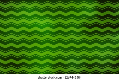 Light Green vector background with straight lines. Shining colored illustration with sharp stripes. Template for your beautiful backgrounds.