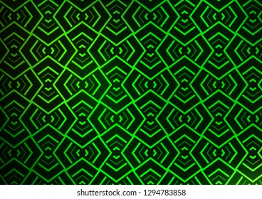 Light Green vector background with straight lines. Glitter abstract illustration with colored sticks. Pattern for business booklets, leaflets.