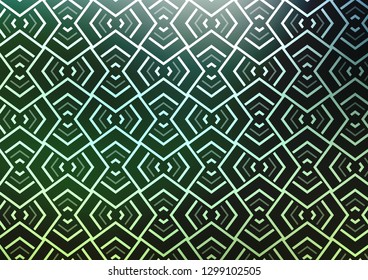 Light Green vector background with straight lines. Modern geometrical abstract illustration with staves. Pattern for websites, landing pages.