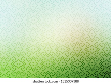 Light Green vector background with straight lines. Decorative shining illustration with lines on abstract template. Pattern for websites, landing pages.