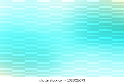 Light Green vector background with straight lines. Colorful shining illustration with lines on abstract template. Pattern for ads, posters, banners.