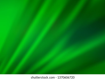 Light Green vector background with straight lines. Decorative shining illustration with lines on abstract template. Pattern for ads, posters, banners.