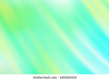 Light Green vector background with straight lines. Colorful shining illustration with lines on abstract template. Best design for your ad, poster, banner.