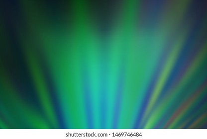 Light Green vector background with straight lines. Colorful shining illustration with lines on abstract template. Smart design for your business advert.
