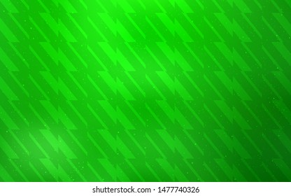 Light Green vector background with straight lines. Glitter abstract illustration with colorful sticks. Pattern for ads, posters, banners.