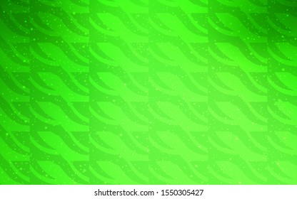 Light Green vector background with straight lines. Glitter abstract illustration with colorful sticks. Pattern for ads, posters, banners.