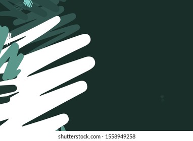 Light Green vector background with straight lines. Blurred decorative design in simple style with lines. Pattern for ad, booklets, leaflets.