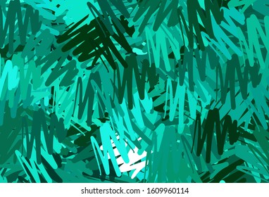 Light Green vector background with straight lines. Blurred decorative design in simple style with lines. Pattern for your busines websites.