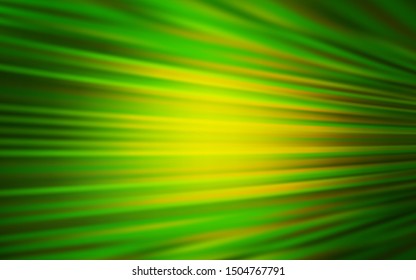 Light Green vector background with stright stripes. Glitter abstract illustration with colorful sticks. Pattern for ad, booklets, leaflets.