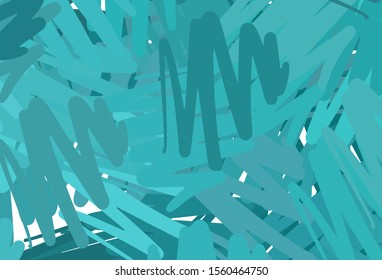 Light Green vector background with stright stripes. Modern geometrical abstract illustration with Lines. Pattern for ads, posters, banners.