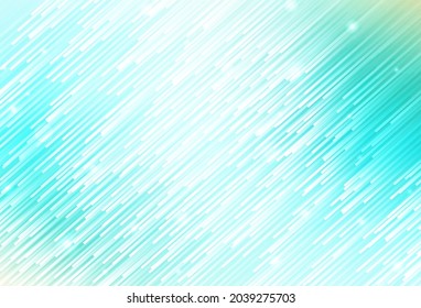 Light Green vector background with stright stripes. Glitter abstract illustration with colorful sticks. Pattern for your busines websites.