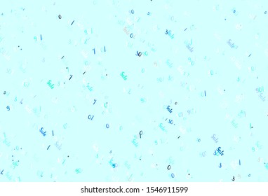 Light Green vector background with symbols of 30, 50, 90 % sales. Abstract illustration with colorful gradient symbols of sales. Backdrop for super sales on Black Friday.