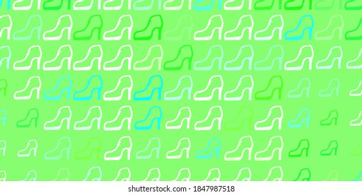 Light green vector background with woman symbols. Simple design in abstract style with women’s rights activism. Simple design for your web site.