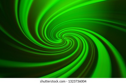 Light Green vector background with wry lines. Creative illustration in halftone style with gradient. A completely new template for your design.