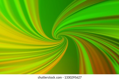 Light Green vector background with wry lines. Shining colorful illustration in simple style. Brand new design for your ads, poster, banner.