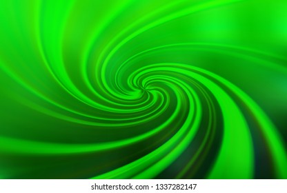 Light Green vector background with wry lines. Glitter abstract illustration with wry lines. A completely new design for your business.