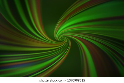 Light Green vector background with wry lines. Colorful illustration in simple style with gradient. Elegant pattern for a brand book.