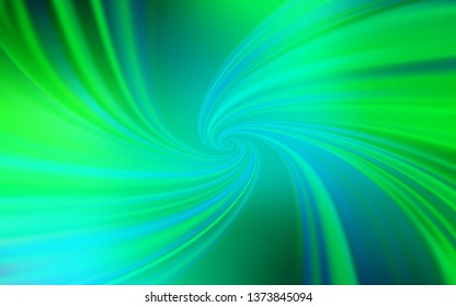 Light Green vector background with wry lines. Colorful illustration in simple style with gradient. Elegant pattern for a brand book.