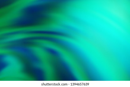 Light Green vector background with wry lines. A sample with colorful lines, shapes. Brand new design for your ads, poster, banner.