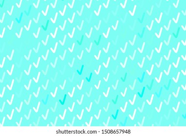 Light Green vector background with wry lines. Colorful geometric sample with gradient lines.  A completely new template for your design.