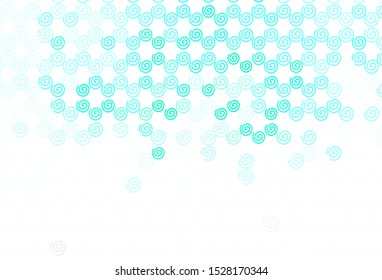 Light Green vector background with wry lines. Brand new colorful illustration in simple style. New composition for your brand book.